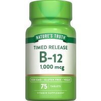 Nature's Truth Tablets 1000 mcg Timed Released B-12 - 75 Each