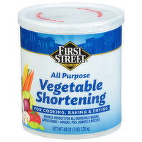 First Street Vegetable Shortening, All Purpose - 48 Ounce