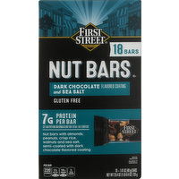 First Street Nut Bars, Dark Chocolate and Sea Salt