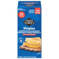 First Street Cheese Product, Singles, 72 Each