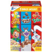 General Mills Lucky Charms/Cookie Crisp/Trix Cereal - 3 Each