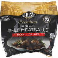 First Street Meatballs, Angus Beef - 32 Ounce