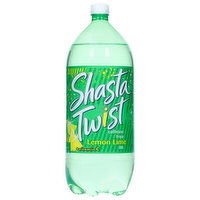 Shasta Soda, Caffeine Free, + Vitamin C, Lemon Lime, 67.62 Ounce