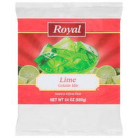 Royal Gelatin Mix, Lime - 24 Ounce