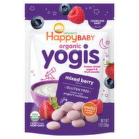 HappyBaby Yogis, Organic, Mixed Berry, Crawling Baby, 1 Ounce