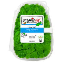 Organicgirl Baby Spinach, Family Size, 10 Ounce