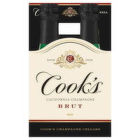 Cook's Champagne, California, Brut - 4 Each