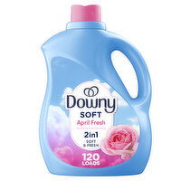 Downy Fabric Softener Liquid, April Fresh Scent - 88 Fluid ounce