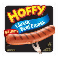 Hoffy Classic Bun Length Beef Franks, 64 Ounce