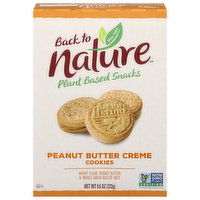 Back to Nature Cookies, Peanut Butter Creme - 9.6 Ounce