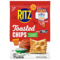 Ritz Chips, Toasted, Sour Cream & Onion - 8.1 Ounce