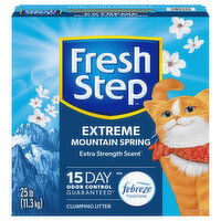 Fresh Step Clumping Litter, Mountain Spring, Extreme - 25 Pound