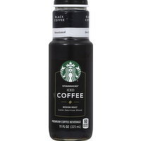 Starbucks Coffee, Iced, Sweetened, Black, Medium Roast, Latin American Blend - 11 Ounce