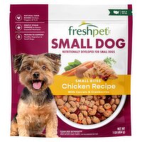 Freshpet Healthy & Natural Grain Free Small Dogs/Breeds Dog Food, Fresh Chicken Recipe, 1lb - 1 Pound
