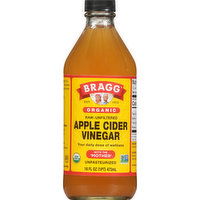 Bragg Apple Cider Vinegar, Organic - 16 Ounce