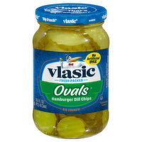 Vlasic Pickles, Hamburger Dill Chips, Fresh Packed, Big Crunch - 16 Fluid ounce
