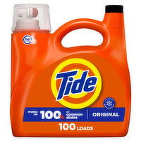 Tide Liquid Detergent, Original 100 lds - 132 Fluid ounce
