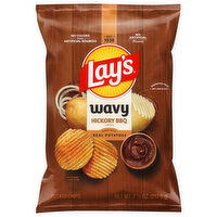 Lay's Wavy Hickory BBQ Flavored Potato Chips - 7.5 Ounce