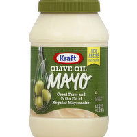 Kraft Mayonnaise, Reduced Fat, Olive Oil - 30 Ounce