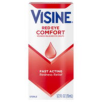 Visine Eye Drops, Red Eye Comfort - 0.5 Fluid ounce