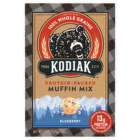 Kodiak Muffin Mix, Protein-Packed, Blueberry - 14 Ounce