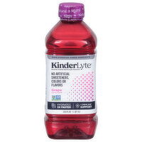 Kinderlyte Electrolyte Solution, Natural, Grape - 33.8 Fluid ounce