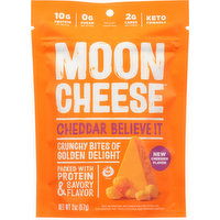 Moon Cheese Cheese, Cheddar Believe It - 2 Ounce