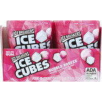 Ice Breakers Gum, Sugar Free, Bubble Breeze - 4 Each