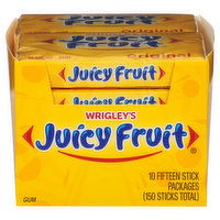 Juicy Fruit Gum, Original - 10 Each