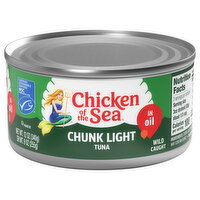 Chicken of the Sea Chunk Light Wild Caught Tuna in Oil - 340 Ounce