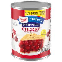 Duncan Hines Comstock More Fruit Cherry Pie Filling and Topping - 21 Ounce