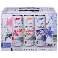 Celsius Energy Drink, Variety Pack - 12 Each