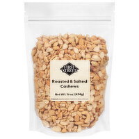 First Street Roasted & Salted Cashews - 16 Ounce
