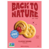 Back to Nature Classic Round Crackers - 6.5 Ounce