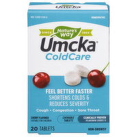 Nature's Way Cold Relief, Non-Drowsy, Chewables, Tablets, Cherry Flavored - 20 Each