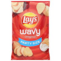 Lay's Potato Chips, Original, Wavy, Party Size - 13 Ounce