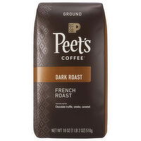 Peet's Coffee Coffee, Ground, Dark Roast, French Roast, 18 Ounce