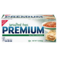 Premium Unsalted Tops Saltine Crackers - 1 Pound