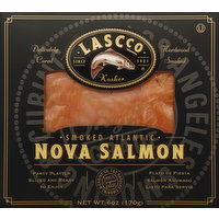 LASCCO Salmon, Nova, Smoked Atlantic - 6 Ounce