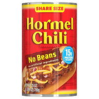 Hormel Chili No Beans Chili Share Size - 25 Ounce
