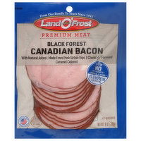 Land O Frost Canadian Bacon, with Natural Juices, Black Forest - 6 Ounce