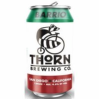 Thorn Brewing Barrio Lager, 12 oz - 72 Ounce