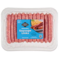 First Street Sausage Links, Original - 12 Ounce