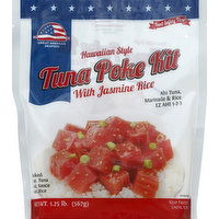 Great American Seafood Tuna Poke Kit, with Jasmine Rice, Hawaiian Style - 1.25 Pound