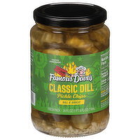 Famous Dave's Classic Dill Pickle Chips - 24 Fluid ounce