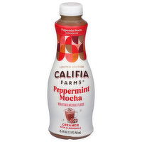 Califia Farms Creamer, with Almondmilk, Peppermint Mocha - 25.4 Ounce