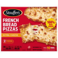 Stouffer's Pizzas, French Bread, Extra Cheese - 2 Each