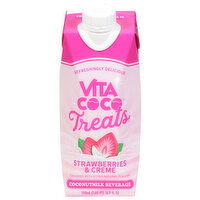 Vita Coco Coconutmilk Beverage, Strawberries & Creme - 1.05 Pint