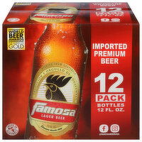 Famosa Beer, Lager, 12 Pack - 12 Each