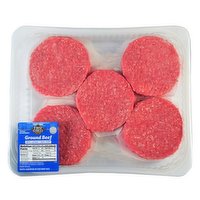 Fresh Ground Beef Hamburger Patties - 1 Pound